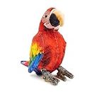 Zappi Co - Children's Realistic Soft Cuddly Plush Toy Animal - Perfect Playtime Companions for Children with Lifelike Detail featured Tiktok (28cm Length) (Scarlet Macaw Parrot)