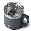 YETI Rambler Mug MS 2.0, isolamento sottovuoto, in acciaio inossidabile, tazza impilabile con coperchio Magslider, antracite, 414 ml