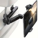 "Car Tablet Holder, Headrest Tablet Mount Headrest Stand Cradle Compatible With Devices For Air Mini, Other 4.7-12.9"" Cell Phones And Tablets"