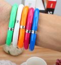 Novelty Candy Color Wristband Ballpoint Pen - Cute Kawaii School/Office Supplies