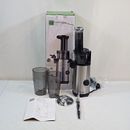 Masticating Juicer Low Noise, Space-Saving, Easy Cleaning, 20oz Cup, BPA-Free