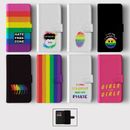 CASE FOR IPHONE 15 14 13 12 11 SE PRO MAX WALLET FLIP PHONE COVER LGBT PRIDE GAY