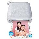 HP Sprocket Portable 2x3" Instant Color Photo Printer (Luna Pearl) Print Pictures on Zink Sticky-Backed Paper from your iOS & Android Device.