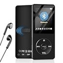 MP3 Player with Bluetooth, SKYBESS 32GB MP3 Music Player with TF Card Slot, Portable Mp3 Players with FM Radio/Video/Shuffle Playback Function with Exterior Speaker, Including Earphones