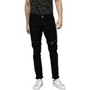 Urbano Fashion Men's Slim Jeans (mpszipjean 32_Black