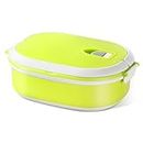 CherHome Bento Box Lunch Box Lunch Container，Plastic Sandwich Container Bento Box Adult Lunch Box,Leak-proof and BPA-FREE Lunch Container，30oz，Green