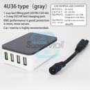 4-port USB Quick Charge QC2.0 QC3.0 Car Ship DC Power Supply Charger For Phone