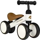Retrospec Cricket Baby Walker Balance Bike with 4 Wheels for Ages 12-24 Months - Toddler Bicycle Toy for 1 Year Old’s - Ride On Toys for Boys & Girls