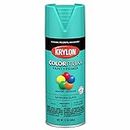 Krylon K05576007 COLORmaxx Spray Paint and Primer for Indoor/Outdoor Use, Satin Sea Glass, 12 Ounce (Pack of 1)