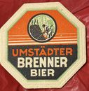 BD Bierdeckel Brauerei Brenner Groß-Umstadt Hessen ohne Impressum VK Vorkrieg