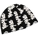 Ponitrack Y2K Beanies y2k Hat Grunge Accessories Slouchy Beanies for Women Y2k Clothes Crochet Hats (Black,One Size)