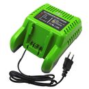 1pcs 2A Quick Charger Replacement #29482 For GreenWorks 40V G-MAX Li-ion Battery