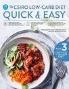 The CSIRO Low-Carb Diet Quick & Easy Lose Weight Recipes Paperback Book NEW AU