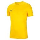 NIKE M Nk Dry Park VII JSY SS Camiseta de Manga Corta, Hombre, Amarillo (Tour Yellow/Black), XL