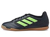 adidas Men's Super Sala 2 Soccer Shoe, Night Grey/Team Solar Green/Black, 9.5 US