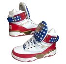 Zapatos de baloncesto Ewing Athletics 33 Hi EE. UU. blancos/rojos/azules talla 12 1EW90189-125