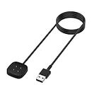 adspow Charger Compatible with Fitbit Versa 3 / Versa 4 / Sense/Sense 2,Replacement Charging Charger Cable compatible with Fitbit Versa 4 / Fitbit Sense 2 Smartwatch (1M)