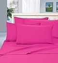 Elegant Comfort Best, Softest, Coziest Bed Sheets Ever! Sale Today Only 1800 Series Brushed Luxury Wrinkle Resistant 4-Piece Bed Sheet Sets - Deep Pocket, King, White