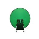 Green Screen Background,Foldable Portable Webcam Background Screen,Green Photo Panel,for Video Calling Background,Web Conference,Video Background(Green,size:75cm)