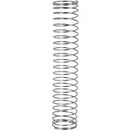 Prime-Line SP 9711 Compression Spring, Spring Steel Construction, Nickel-Plated Finish, 0.041 GA x 23/32 In. x 3-1/2 In. (2 Pack)