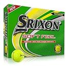 Srixon Soft Feel Tour Yellow - Dozzina di Palline da Golf - Palline golf per Distanza e Bassa Compressione - Regali e accessori da Golf