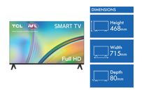 TCL 32" FULL HD Android Smart LED TV Netflix YouTube 32S5400AF 3 Year Warranty