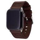 Brown Los Angeles Chargers Leather Apple Watch Band