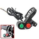 OTOROYS 22MM Handlebar Light Horn ON/Off Signal Indicator Switch for Motorcycle