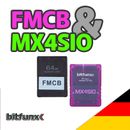 PS2 Bundle FMCB 64MB Memory Card & MX4SIO Micro SD Speicherkarte Bundle Homebrew