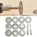 DIY Crafts Rotary Tools Circular Saw Blades Cutting Wheel Discs Mandrel Cut off Works Disc Do it Your Self Tools (Pack Of 5 Pcs, Design No # 1)