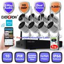 10CHANNELS  2 Way Audio Wireless Security 3MP HD 1296P CCTV camera for home,shop