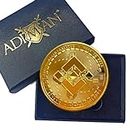 Adiman Binance BNB Cryptocoin 1 Oz Heavy 24Kt Gold Plated with Luxury Box Real Physical Metal Coin Blockchain Bitcoin…