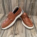 Rockport Total Motion CI7826 Men’s Brown Leather Boat Shoes Size 8.5 M