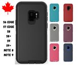 For Samsung S7 S8 S9 N8 N9 Heavy Duty Rugged Defender Layered Hybrid Case Cover 