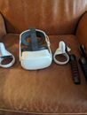 oculus quest 2 128gb used with controllers with elite strap, arm extenders