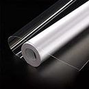 Hode Sticky Back Plastic Roll Clear Book Covering Film Transparent Vinyl Self Adhesive 40cmX3m Wallpaper Furniture Stickers Waterproof Backing Paper for Books Kitchen Doors Windows Tile Transfer