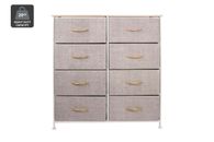 Ovela 8 Drawer Storage Chest (Beige), Dressers & Chests of Drawers, Furniture
