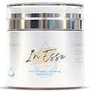 In Esse Anti Wrinkle + Firming Moisturizer - 1% Retinol Cream for Face - Daily Collagen with Hyaluronic Acid, Vitamin E, and Jojoba Oil Organic Ingredients - Face Cream For Women and Men, 50ml