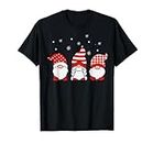 Christmas Gnomes for Women Happy Christmas Day Maglietta