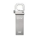 EVM EnStore 8GB Metal USB 2.0 Flash Drive - High Read Speeds up to 15MB/s & Write Speeds up to 8MB/s - Durable Metal Casing - Ideal for Data Transfer & Storage - (EVMPD/8GB)