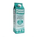 Happi Planet | Natural Laundry Liquid Detergent | 1000ml | Plant Based, Biodegradable, Non Toxic, Eco-Friendly, Organic, Herbal | Tough On Stains & Odour, Smells Awesome, Protects Colour, Baby Safe