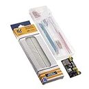 MB-102 Solderless Breadboard Electronics Kit with Power Supply and 140pc Jumper Wires