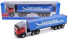 Toyland® 28cm Toy Lorry & Trailer - Maquetas de Juguetes y vehículos - Diseños Surtidos (Camión contenedor)