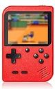 Flybiz Consoles De Jeux Portable, Console de Jeu Retro FC, Console de Jeu vidéo pour système de Divertissement, 3 Pouces 400 Classique Jeux, Chargement USB, Grand Cadeau pour Les Enfants (Rouge)