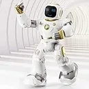 Ruko Smart Robot for Kids, Large Programmable Interactive STEM RC Robot, Voice Control and App Control, Gifts for Boys and Girls 4 5 6 7 8 9, Gold
