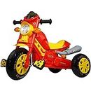 JoyRideStylish Java Bullet Bike Pedal Tricycle for Kids Toddler Trike Headlight, Music,Eva Wheels & Curved Seat Push Along Pedal Trike for 18 Months to 5 Years (RED)