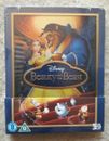 Steelbook Blu Ray Disney BEAUTY AND THE BEAST -  NEW SEALED ZAVVI exclusive