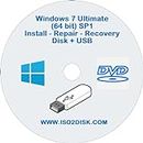 Windows 7 Ultimate Disk + USB 64 bits