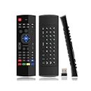 BLACKSHEEP Air Fly Mouse Universal Smart Remote with Keyboard and Intelligent Learning (IR Learning Feature) for Smart TV Android TV Box,Mini PC Laptop Projector,IPTV HPTV Set top Cable TV and Gaming
