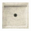 Swan Solid Surface 32" x 32" Single Threshold Shower Base Solid Surface, Granite | 5.5 H x 32 W x 32 D in | Wayfair SF03232MD.129